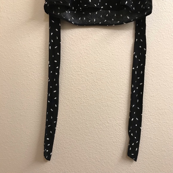 Final Touch Printed Rayon Self Tie Waist Blouse - Picture 6 of 10